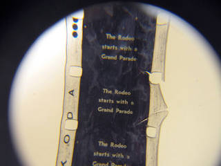 Film damage from a projector