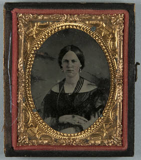 Ambrotype - cracked glass