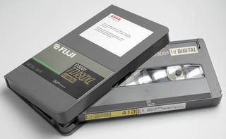 D3 cassette with case