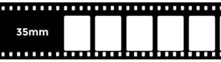 35 millimeter film strip illustration