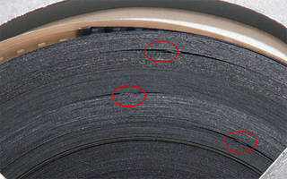 Splices in film pack