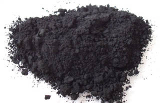 Carbon black pigment mound