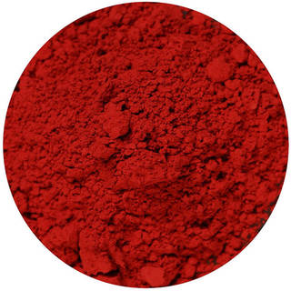 Red pigment mound