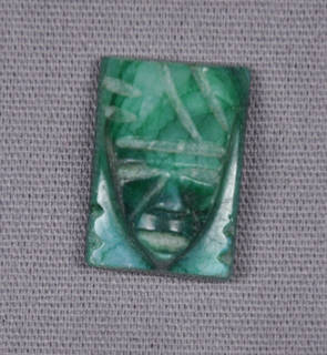 Jade head plaque