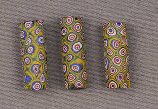 Millefiori glass beads