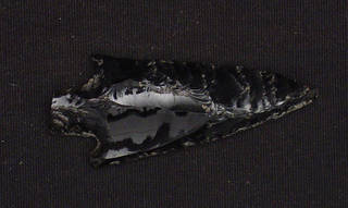 Obsidian projectile point