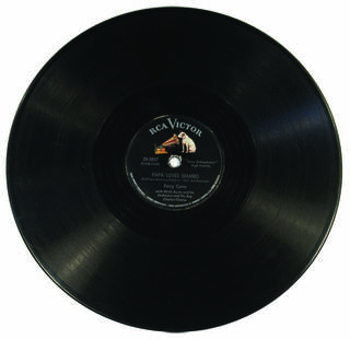 Ten inch shellac 78 disc