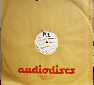 Lacquer disc in original paper sleeve