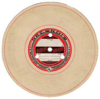 Home recording lacquer disc