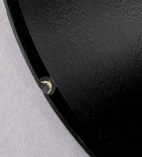 Shellac disc - cardboard core