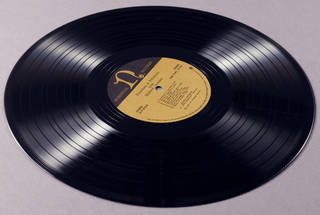 Microgroove vinyl record