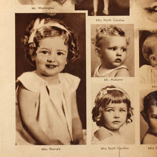 Rotogravure newsprint spread