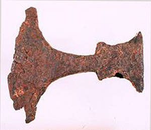 Steel with heavy corrosion