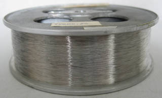 Wire spool on its side
